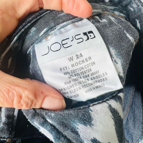 Joe’s Jeans Rocker Cutoff Denim Shorts Sz 24 - Picture 7 of 8